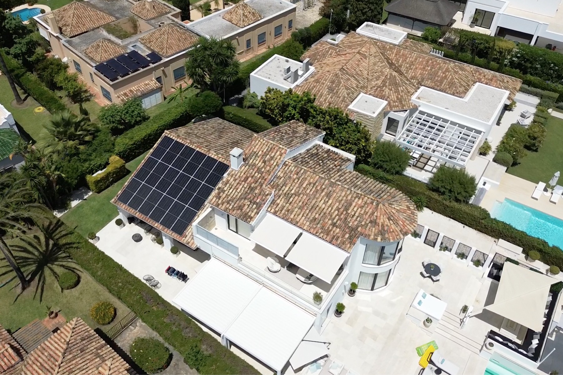 Screenshot Logo of Marblanc Solar Geothermal featuring a blue circular design and text.