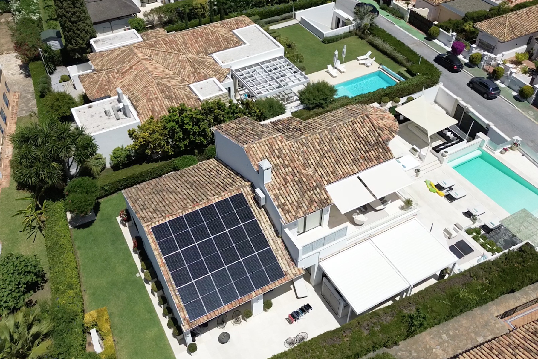 Screenshot Logo of Marblanc Solar Geothermal featuring a blue circular design and text.